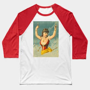 Thauma, Half Lady Illusion Baseball T-Shirt